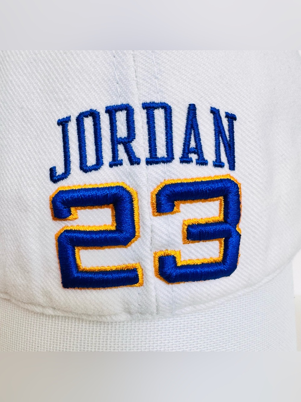Nike Jordan Laney High School Fitted Hat Blue Jumpman Size 7 5/8 Men’s PreOwned - Picture 15 of 16